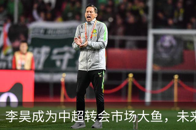 李昊成为中超转会市场大鱼，未来有三家俱乐部想买他，上港希望最大